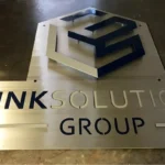 Brushed Aluminum Signs
